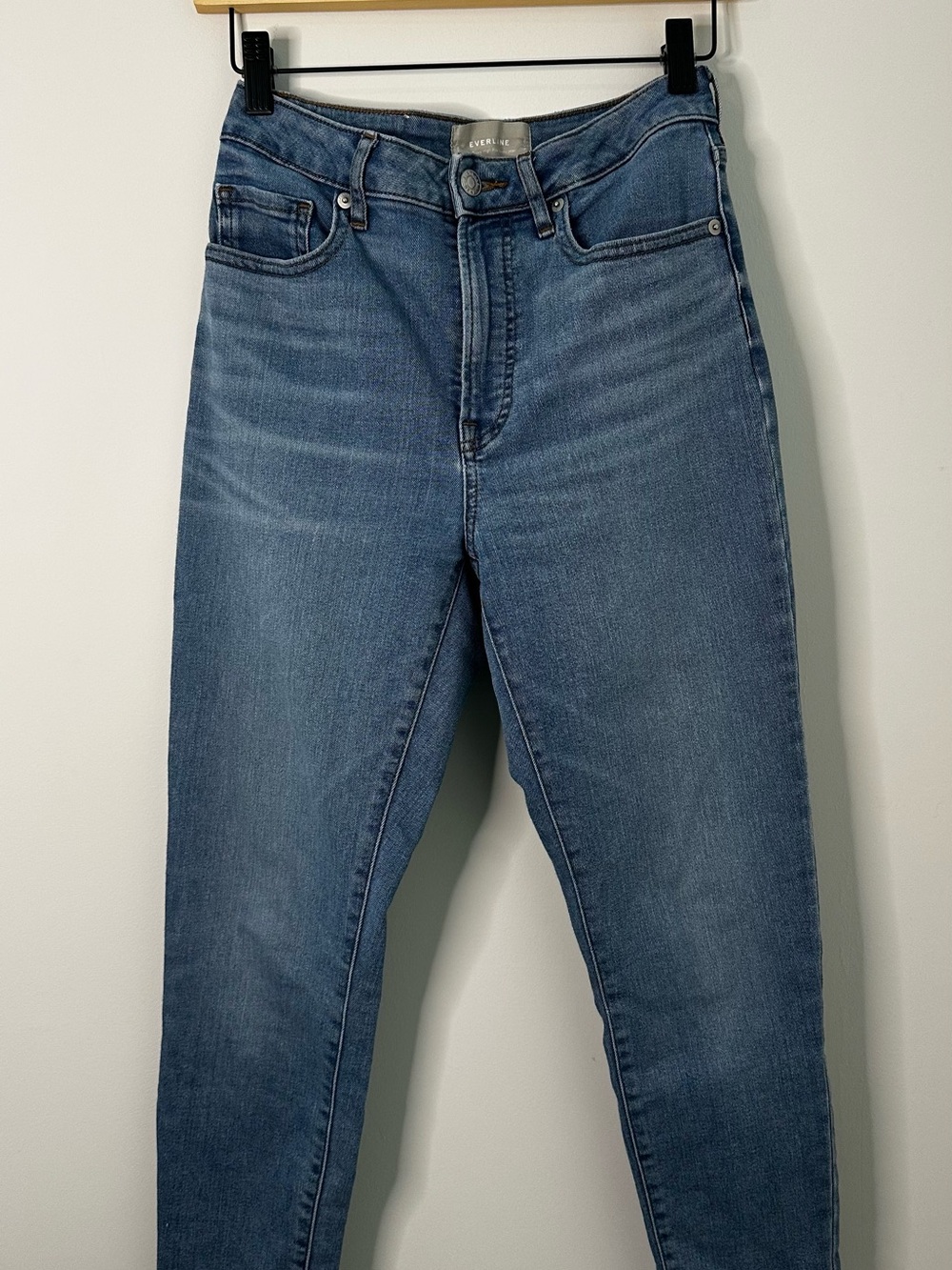 everlane high rise skinny jean